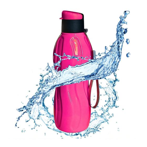 Imagem de Garrafa Plástico 600ml Squeeze Rosa Infinity