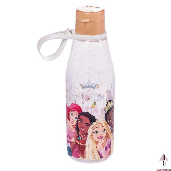 Imagem de Garrafa Princesas Disney 530ml com Tampa Abre Fácil