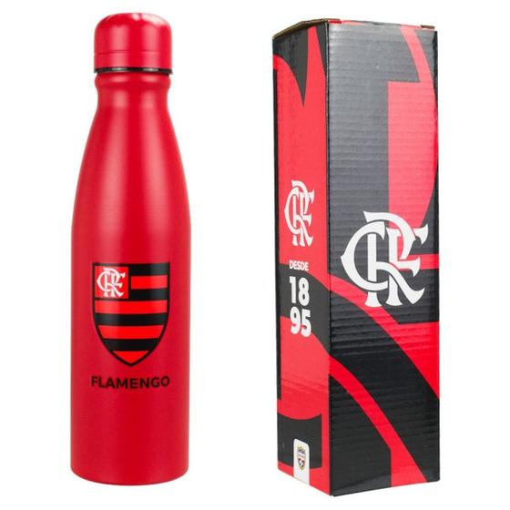 Imagem de Garrafa Redonda Alumínio 600ml - Flamengo