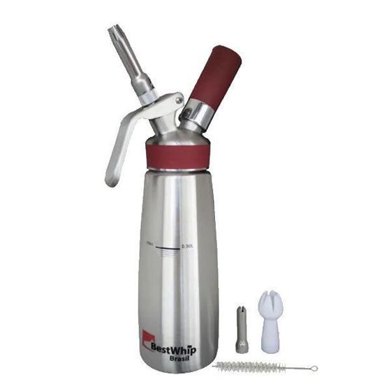 Imagem de Garrafa Sifão de Inox de Creme e Chantilly Gourmet Pro 500 ml Bestwhip