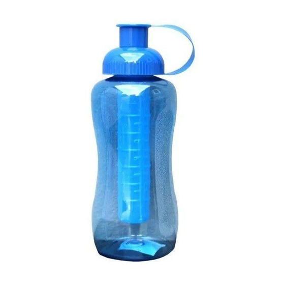 Imagem de Garrafa / Squeeze 600ml Com Tubo De Gelo Tutu Plastic