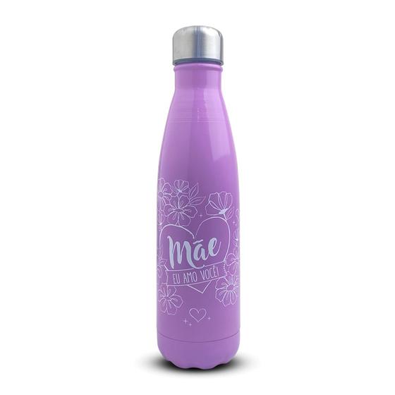 Imagem de Garrafa Squeeze de Água Inox Térmica 700ml Presente Dia das Mães