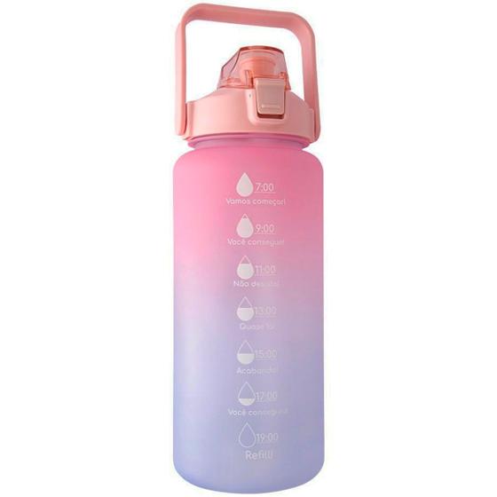 Garrafa Água 2l Antivazamento Academia Squeeze Fitness Galao