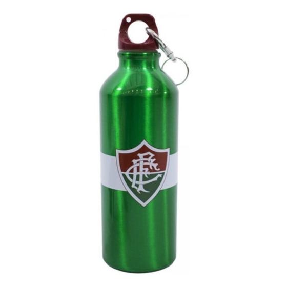 Imagem de Garrafa Squeeze De Alumínio Com Prendedor 500ml - Fluminense