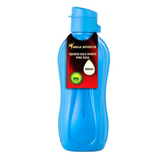 Imagem de Garrafa Squeeze Gold Sports Resistente - BPA FREE 900ml