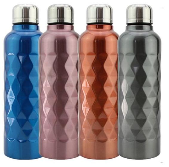 Imagem de Garrafa Squeeze Metalizada de inox - 750ML - Colors