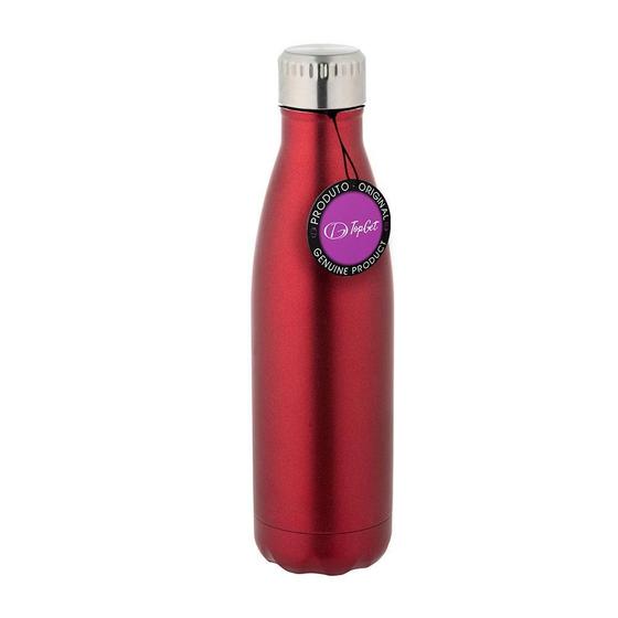 Imagem de Garrafa Squeeze Térmica Inox 540 Ml Beat Topget - Vermelho