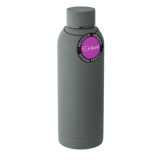 Imagem de Garrafa Squeeze Térmico Inox 550 Ml Poise Topget - Cinza