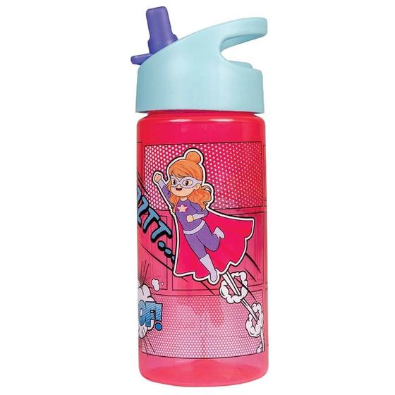 Imagem de Garrafa super heroinas rosa 380ml buba