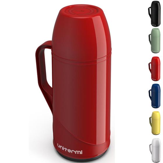 Imagem de Garrafa Térmica 1 Litro Roma Unitermi Café Leite Chá Água Tereré Chimarrão Suco
