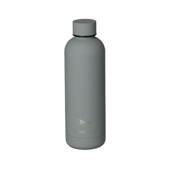 Imagem de Garrafa Térmica 500Ml Aço Inox Silicone Onix Cinza Paramount