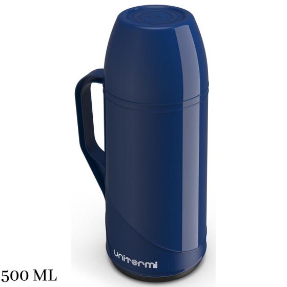 Garrafa Térmica 500ML Roma Unitermi Garrafinha Pequena Ampola vidro ...