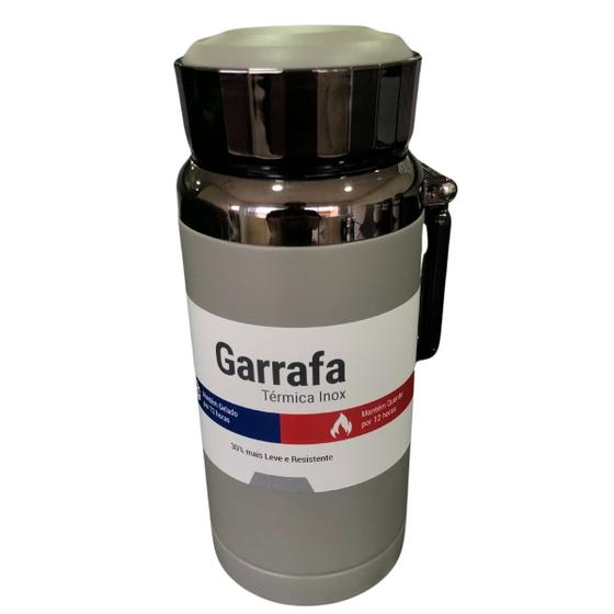 Imagem de Garrafa Térmica 700 Ml de Inox Quente & Frio Com Isolamento Térmico