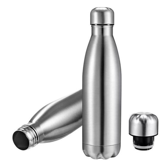 Garrafa Térmica Aço Inox 550ml - Água Gelada ou Quente - M&C - Garrafa  Térmica - Magazine Luiza