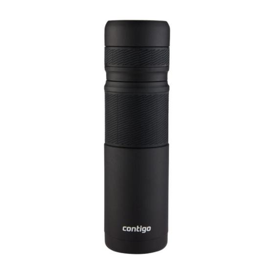 Imagem de Garrafa Térmica Aço Inox Matte Black 739ml - Contigo