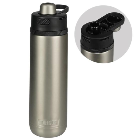 Imagem de Garrafa Térmica Água Aço Inox 710ml c/ Tampa Alça Thermos