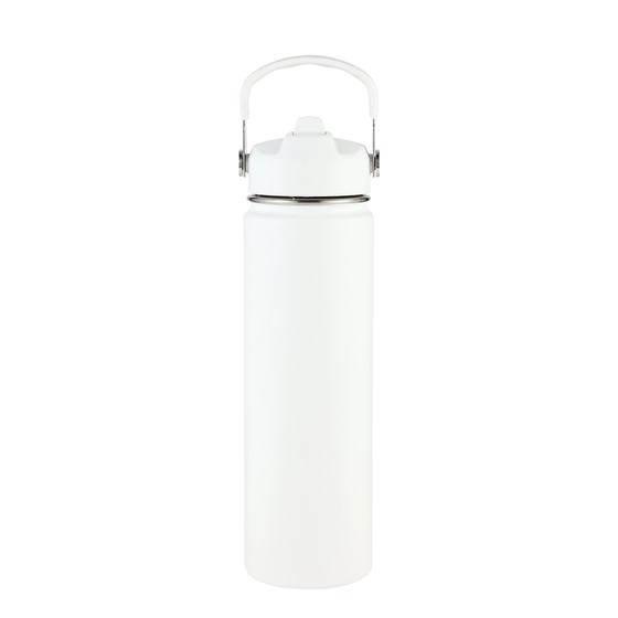 Imagem de Garrafa Térmica Arell Straw Flask Com Alça em Aço Inox 650ml
