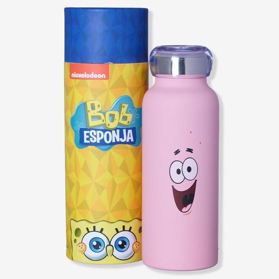 Imagem de Garrafa Térmica Bubble 500ml Patrick Estrela - Bob Esponja