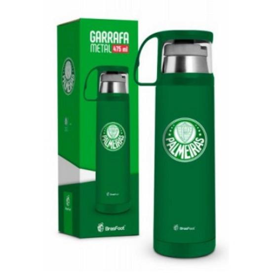 Imagem de Garrafa térmica c/ caneca g - palmeiras - produto oficial licenciado - BRASFOOT PRESENTES