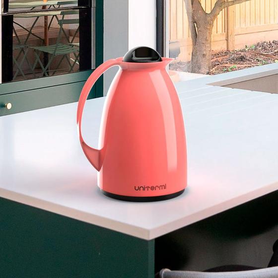 Imagem de Garrafa Térmica Café Chá Florença 650ml Rosa Moderna