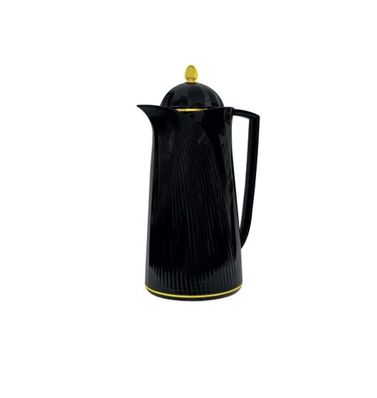 Imagem de Garrafa Térmica Café Chá Retro Vintage Preto 1l 