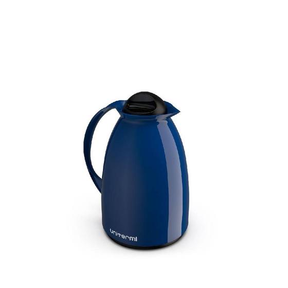 Imagem de Garrafa Térmica Café Florença 650ml Azul Unitermi - Normal  NBR 13282