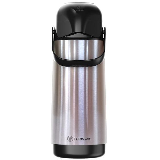 Imagem de Garrafa Térmica Café Quente Leite 1 Litro Aço Inox Termolar