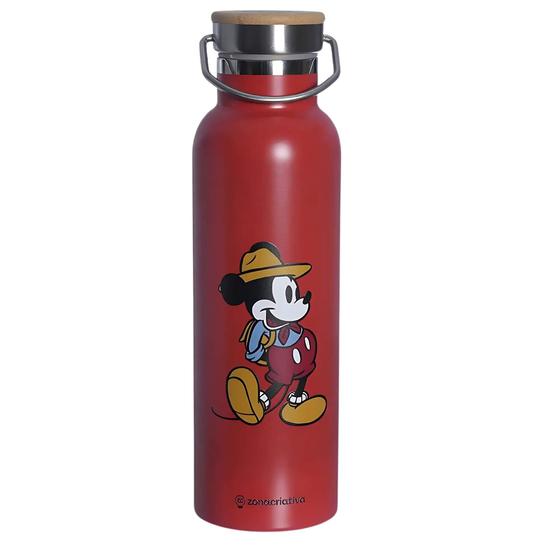 Imagem de Garrafa Térmica Camp Mickey 600ml Aço Inox Disney Zona Criativa - 10073198