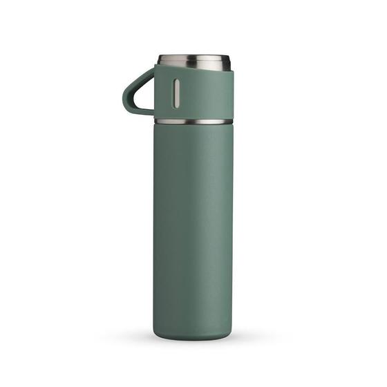 Imagem de Garrafa Térmica Caneca 450Ml Aço Inox - Verde