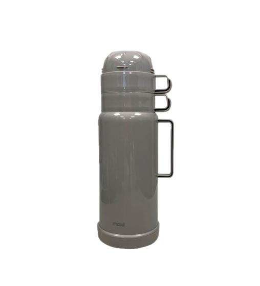 Imagem de Garrafa Térmica Com 2 Xícaras Embutidas 1 Litro Mood Goedert