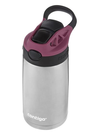 Imagem de Garrafa Térmica com Canudo Squeeze Kids 384ml Rosa - Contigo