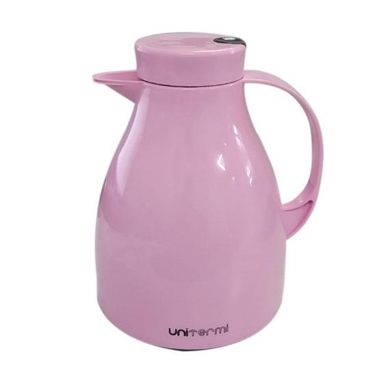 Imagem de Garrafa Térmica com Gatilho Unitermi Paris 500 ml Rosa