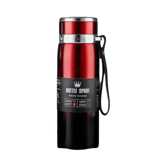 Imagem de Garrafa Térmica de Aço Inoxidável 1L - Para Café, Chás e Água Quente/Fria