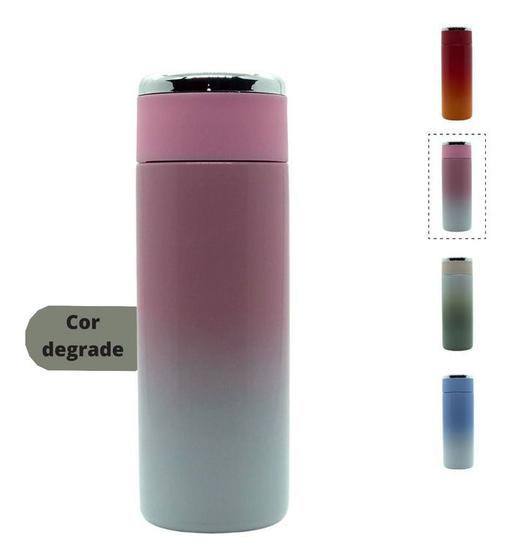 Garrafa Termica De Água Conserva Gelado Mede Temperatura - Emilar ...