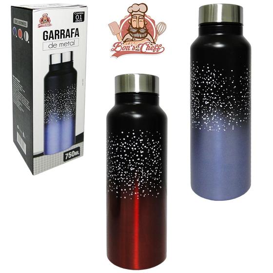 Imagem de Garrafa termica de inox com tampa colors degrade 750ml