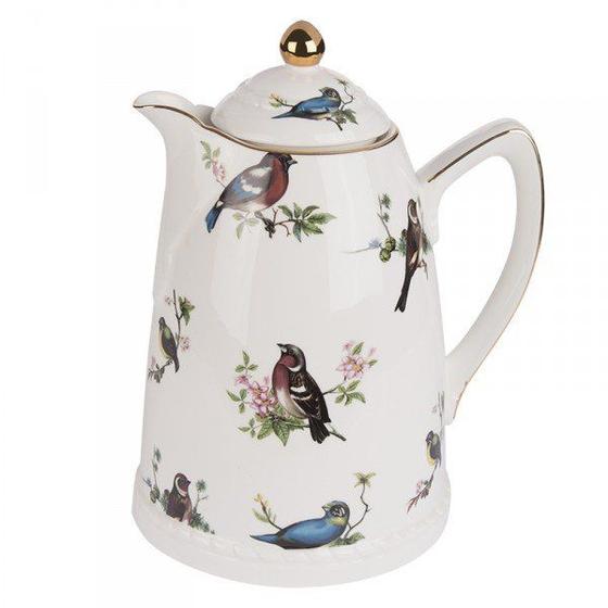 Garrafa Térmica De Porcelana Pássaros Menor preço em Garrafa Térmica De Porcelana Pássaros