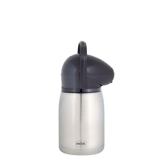 Garrafa Térmica de Pressão Nobile Total Inox 1,3 Litros Menor preço em Garrafa Térmica de Pressão Nobile Total Inox 1,3 Litros