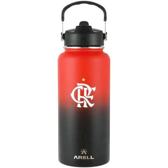 Imagem de Garrafa Térmica Flamengo Straw Flask  CRF 946ml Arell