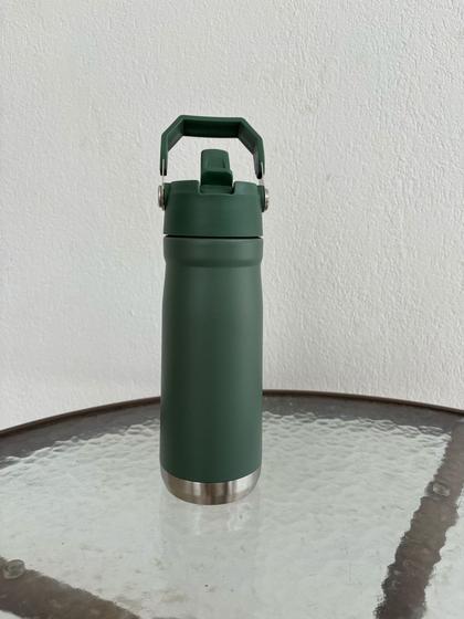 Imagem de Garrafa Térmica Flip Straw 650ml Canudo E Alça  Com Logo