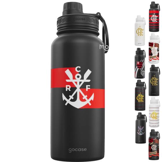 Imagem de Garrafa Térmica Gocase Fresh 950ml Oficial do Flamengo