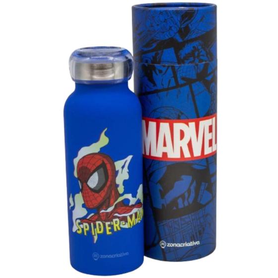 Imagem de Garrafa Térmica Homem Aranha Bubble Licenciada Zona Criativa
