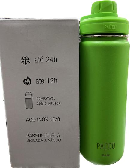 Garrafa térmica Hydra 500ml verde Menor preço em Garrafa térmica Hydra 500ml verde