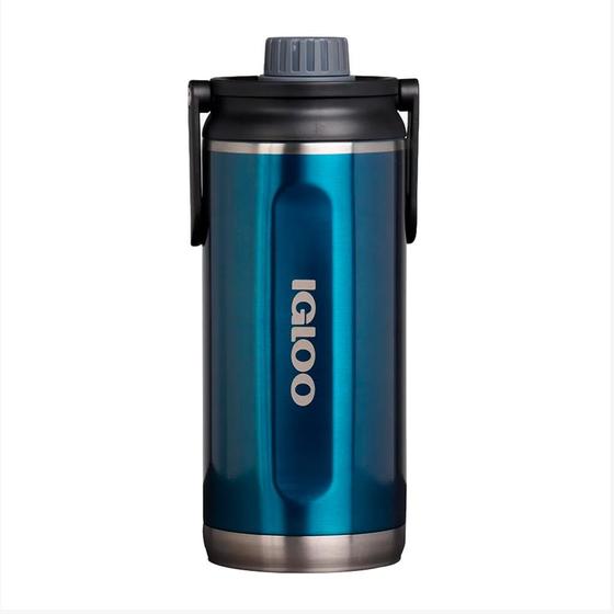 Imagem de Garrafa Termica Igloo 1L SSTL Chug BTL Modern Blue c/ Alça 71091