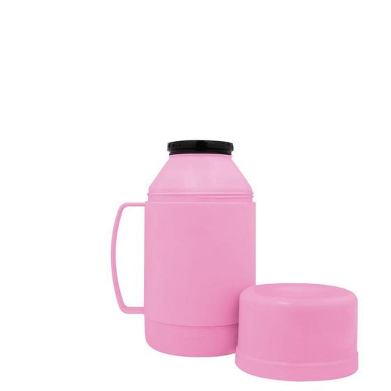 Imagem de Garrafa Térmica Indie 500 Ml Infantil Bebe Com Alça Leite Café Chá - Mor