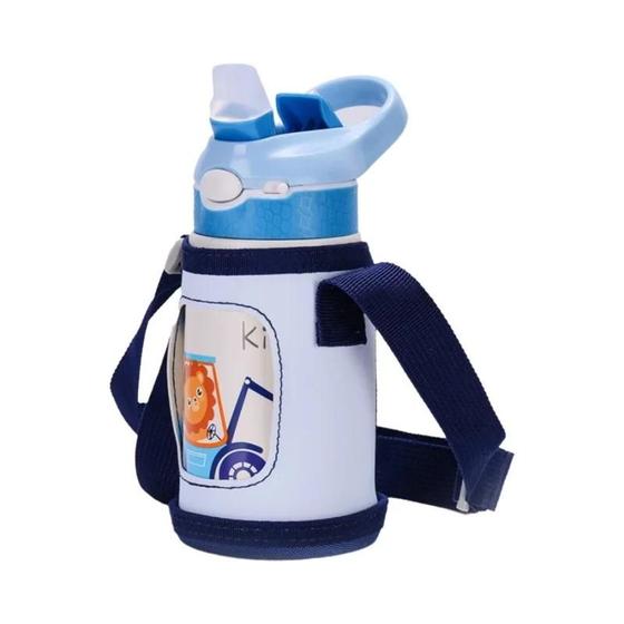 Imagem de Garrafa Térmica Infantil 400ml com Bico de Pato - Aço Inoxidável