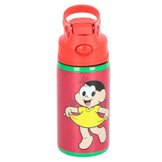 Imagem de Garrafa Termica Infantil Aço Inox Turma Da Monica Magali 500ml - Luxcel