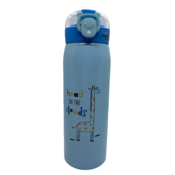 Imagem de Garrafa Térmica Infantil Inox Trava + Bico de Silicone 500ml