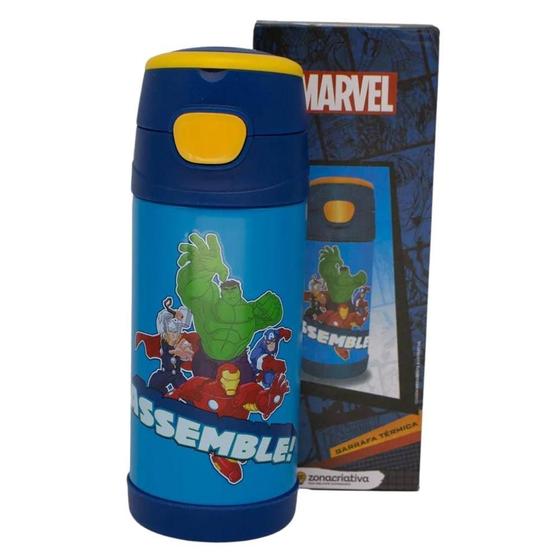 Imagem de Garrafa Térmica Infantil Top Handle 350Ml Avengers