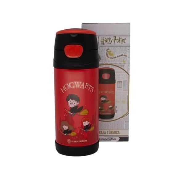 Imagem de Garrafa Térmica Infantil Top Handle Hogwarts - Zona Criativa