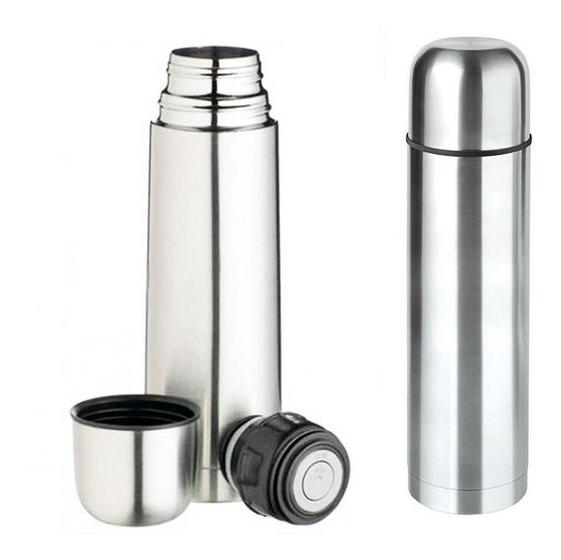 Imagem de Garrafa Térmica Inox 500 ml Café Agua Quente até 10h Gelada 8h